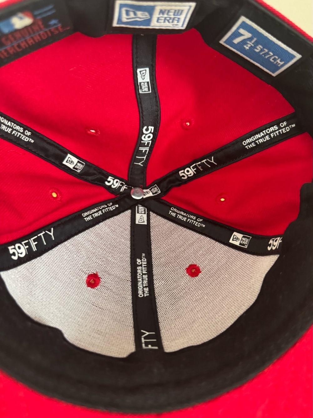 New Era Men’s NY Hat, Size 7-1/4 - Picture 5 of 7